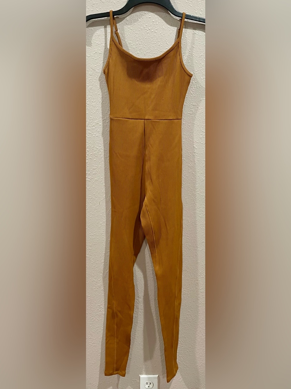 Jumpsuit Ribbed Mustard